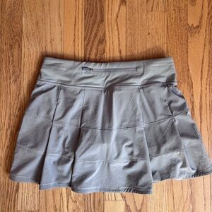Lululemon Athletica Pace Rival Mid-Rise Skirt Gray 4